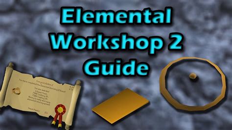 Accessed during the Elemental Workshop II quest, four (4) pieces of equipment on this floor (crane, press, tank, and wind tunnel) must be repaired. . Osrs elemental workshop 2
